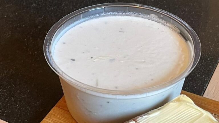 Honestly Tasty Garlic and Herb Dip on a cheeseboard
