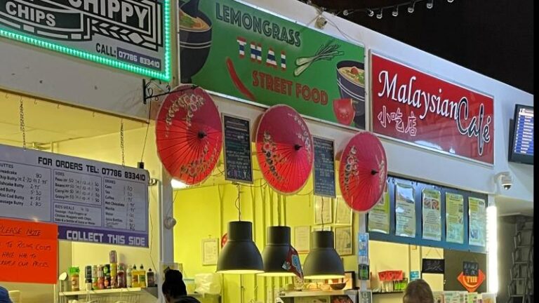 Lemongrass Thai Street Food stall at The Moor Market in Sheffield