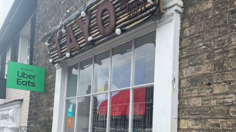 Outside photo of Tayo By Bien Filipino restaurant on North Hill in Colchester