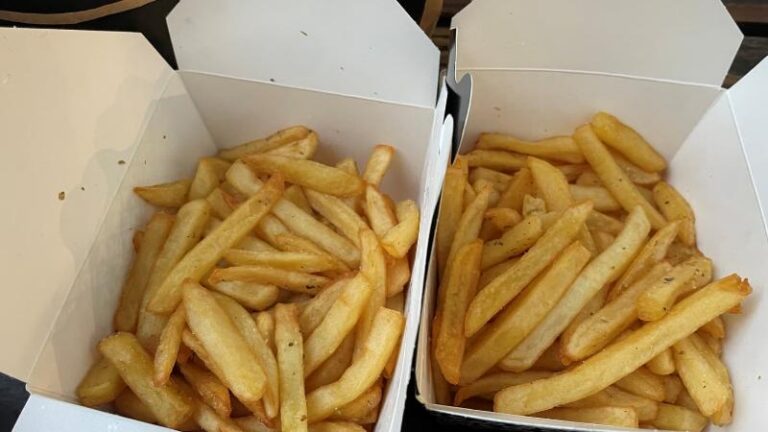 Picture of two boxes of chips from The Athenian