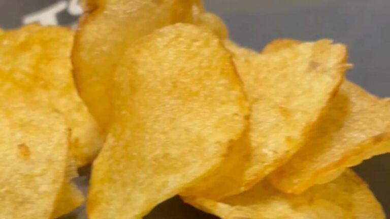 Close-up of crisps served with the toastie at Toast in Colchester